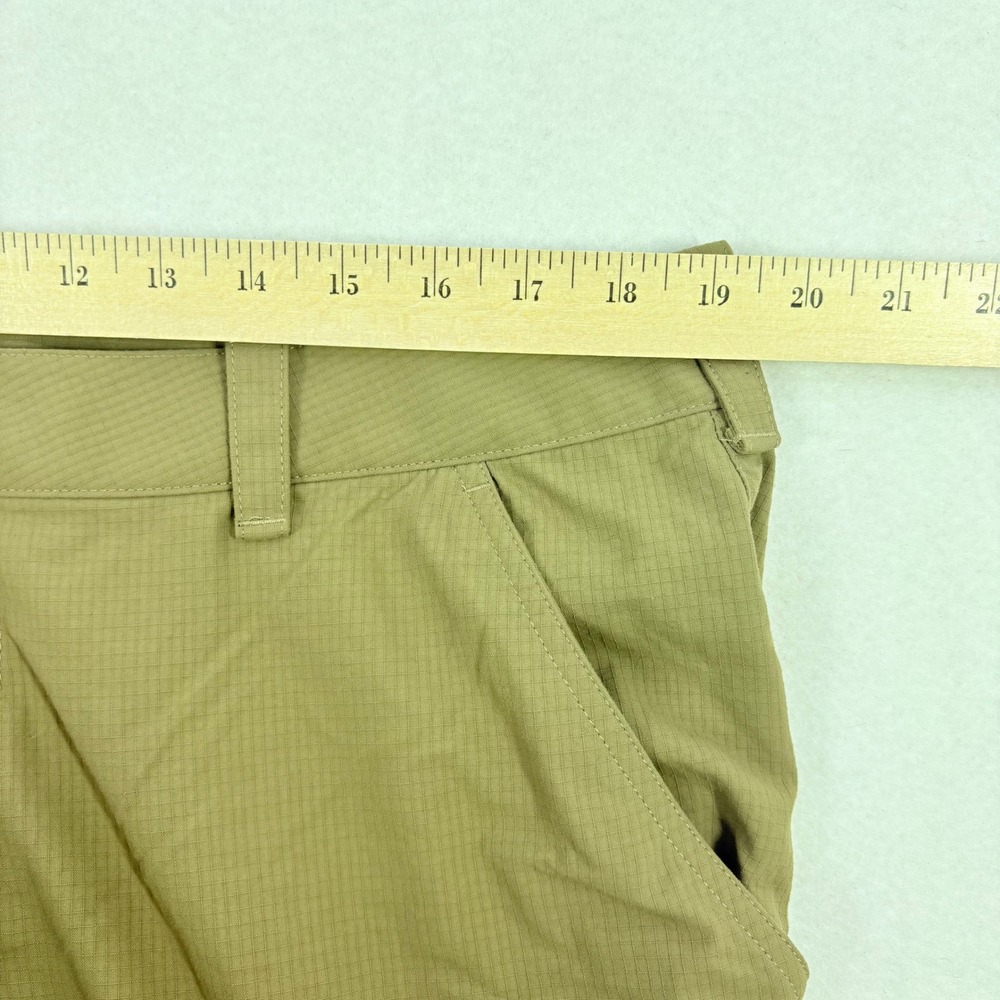 Under Armour Convertible Cargo Pants Mens 38 Brown HeatGear Ripstop Hiking - Picture 6 of 8